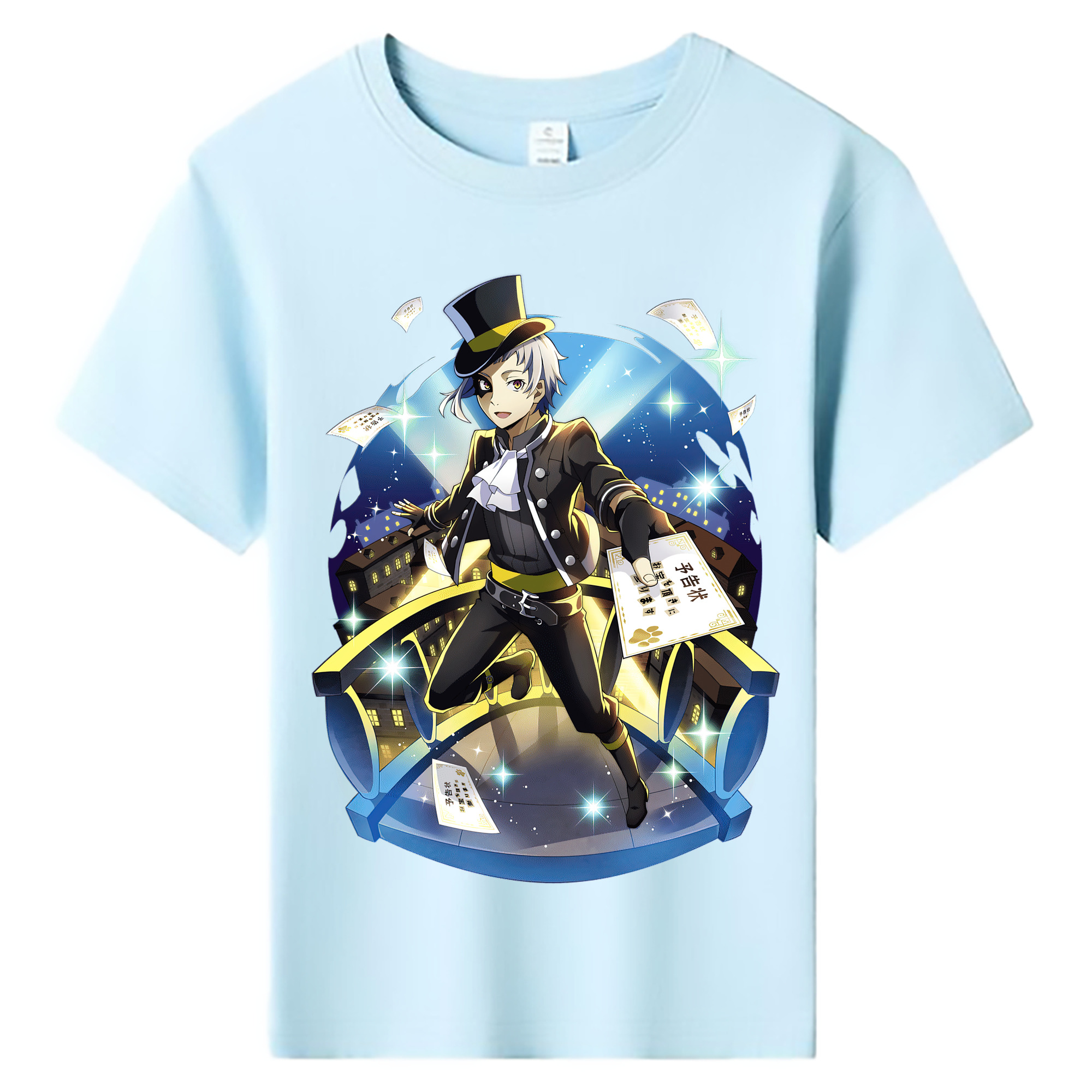 （画像用） 文豪ストレイドッグス Bungo Stray Dogs 綿100％キッズTシャツ（フロントプリント）